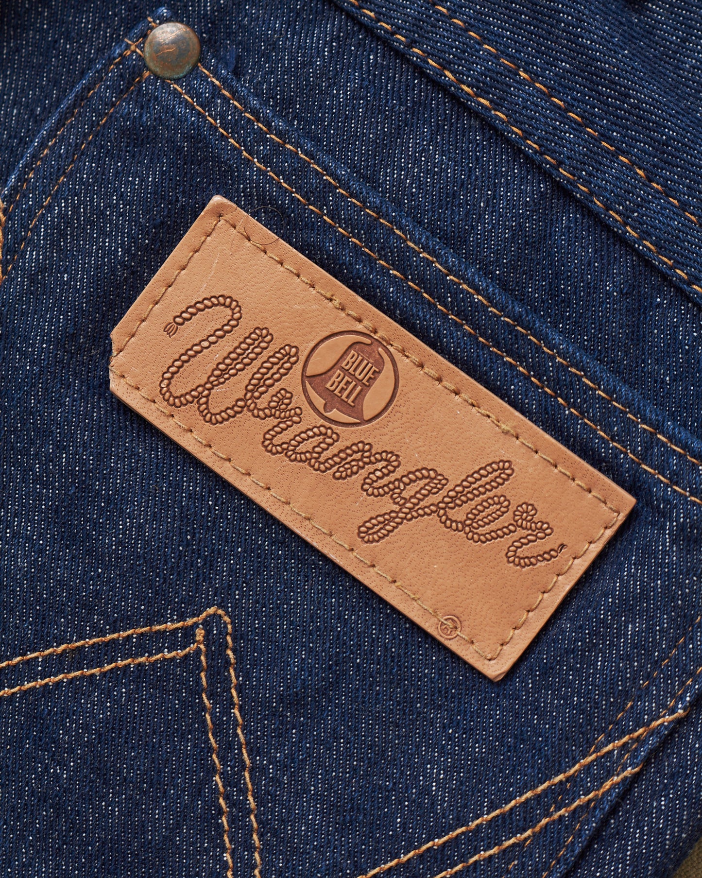 Vintage 1961 ORIGINAL Deadstock Wrangler Blue Bell Size 16