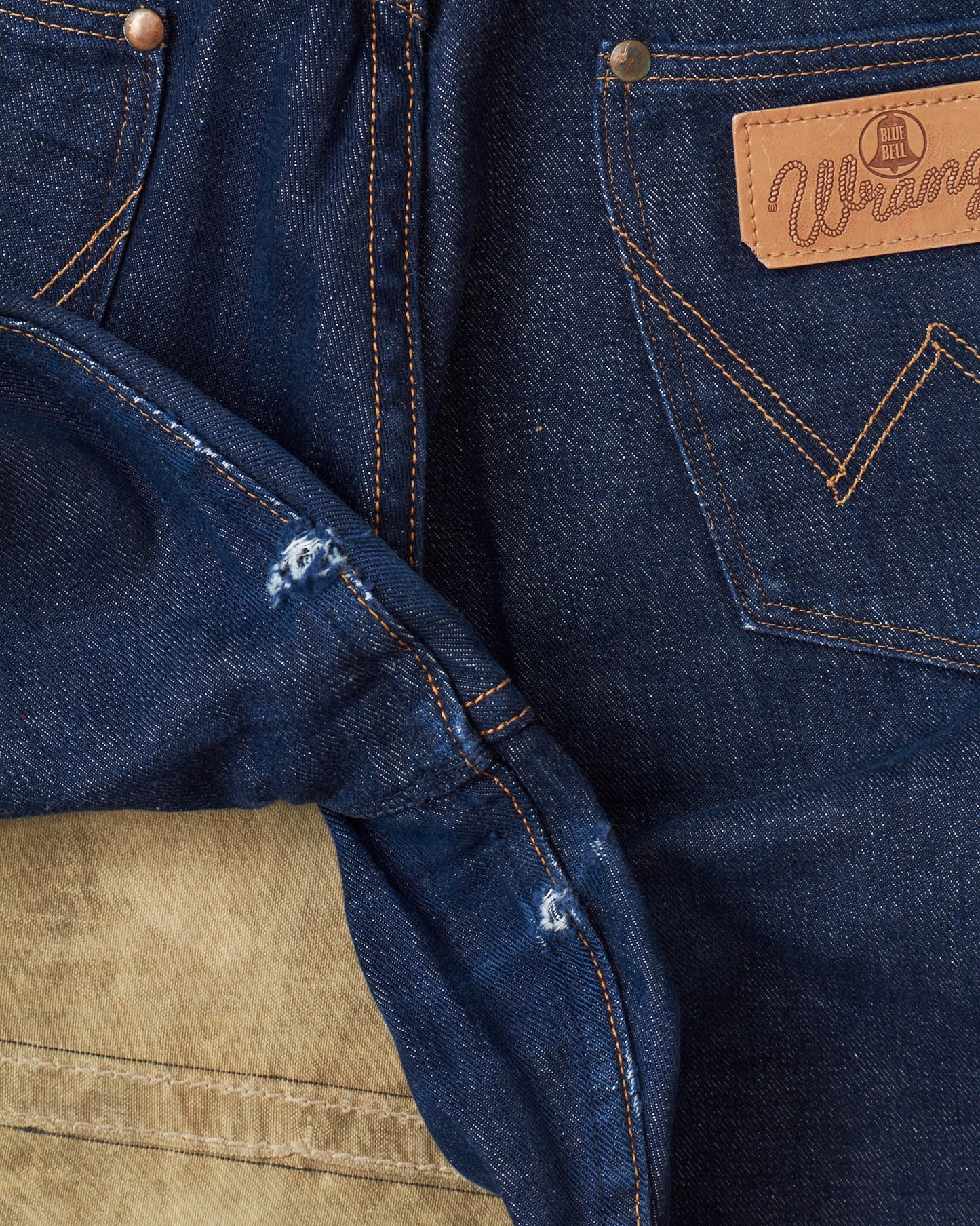 Vintage 1961 ORIGINAL Deadstock Wrangler Blue Bell Size 16