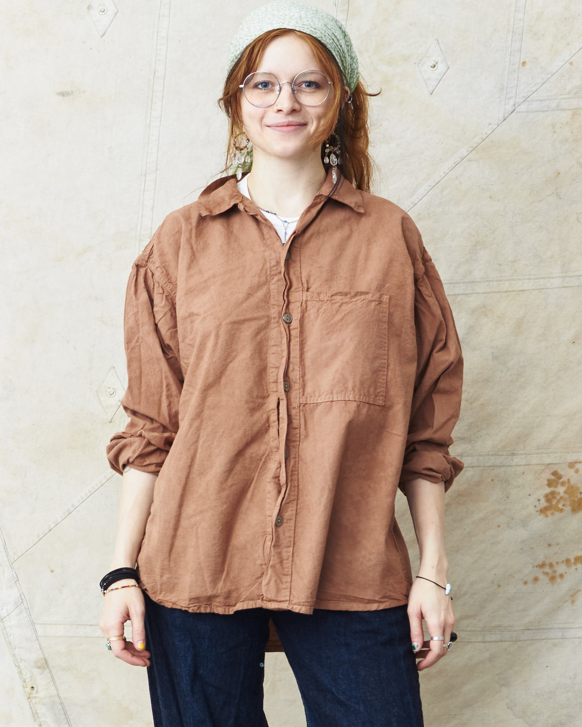 Tender 462 Tan Wattle Dyed Millwheel Shirt