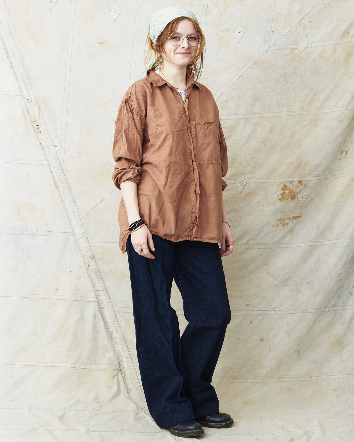 Tender 462 Tan Wattle Dyed Millwheel Shirt