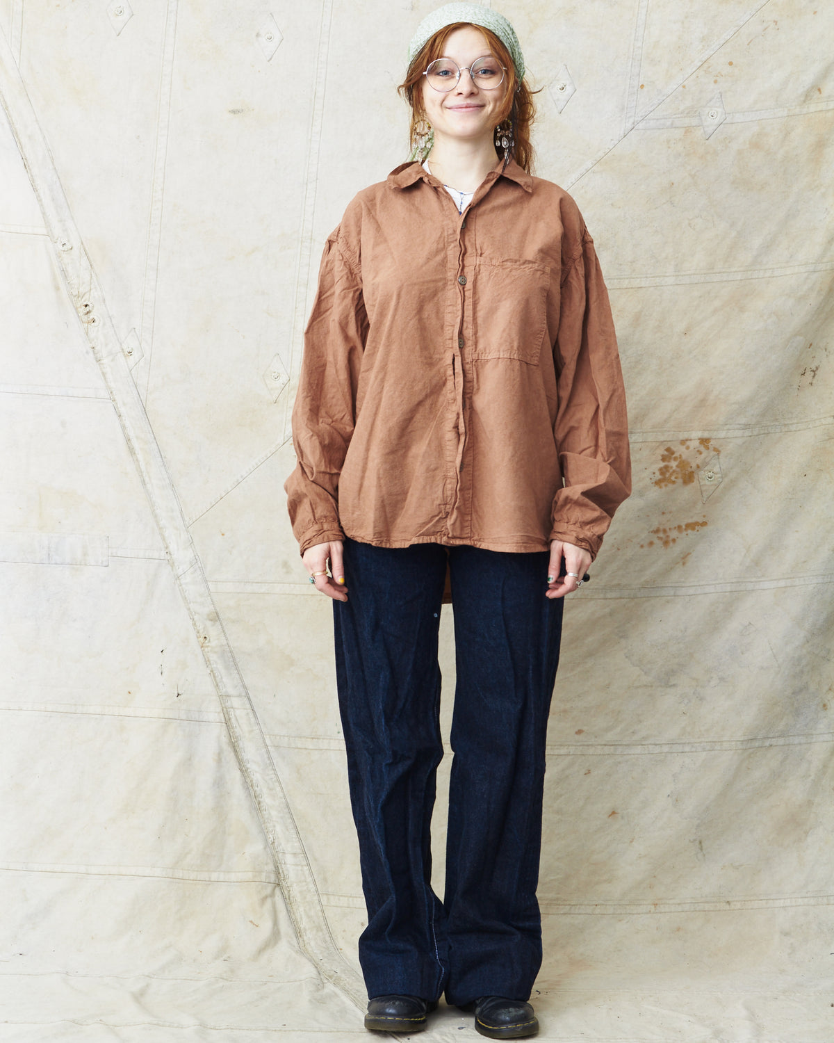 Tender 462 Tan Wattle Dyed Millwheel Shirt