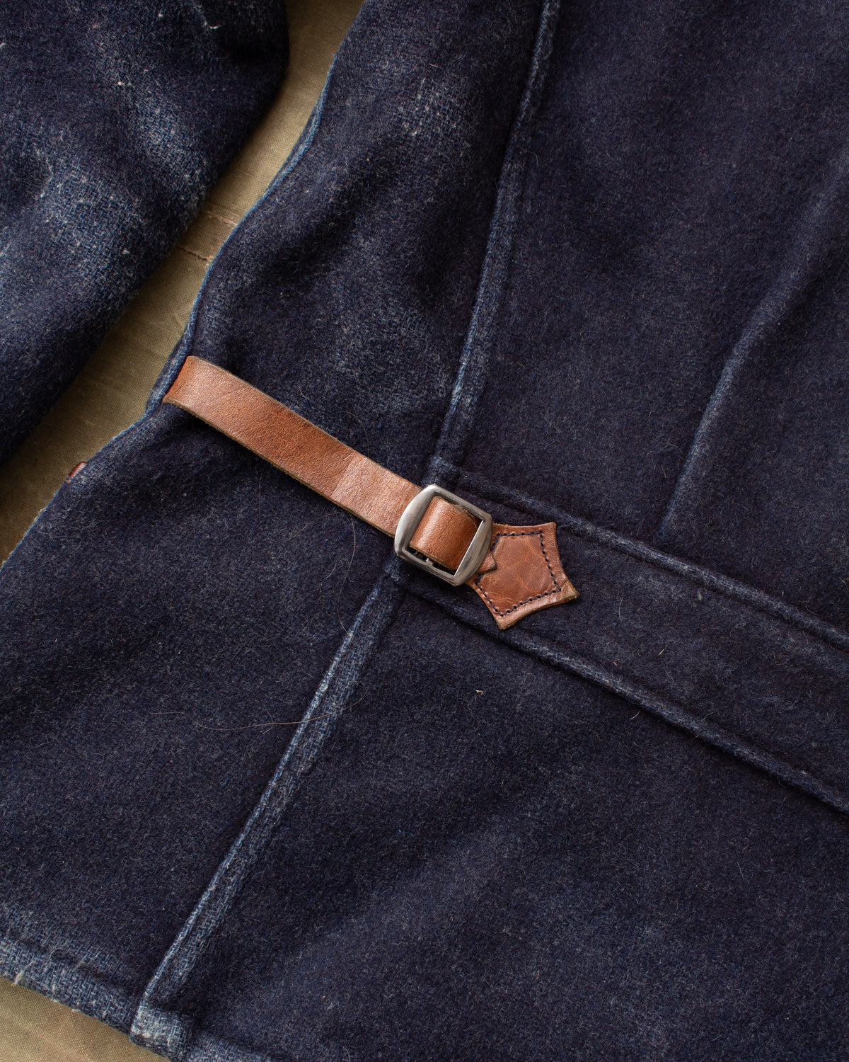 Second Hand Mister Freedom Jacket Chaparral Blouse Indigo Melton Wool Size 42