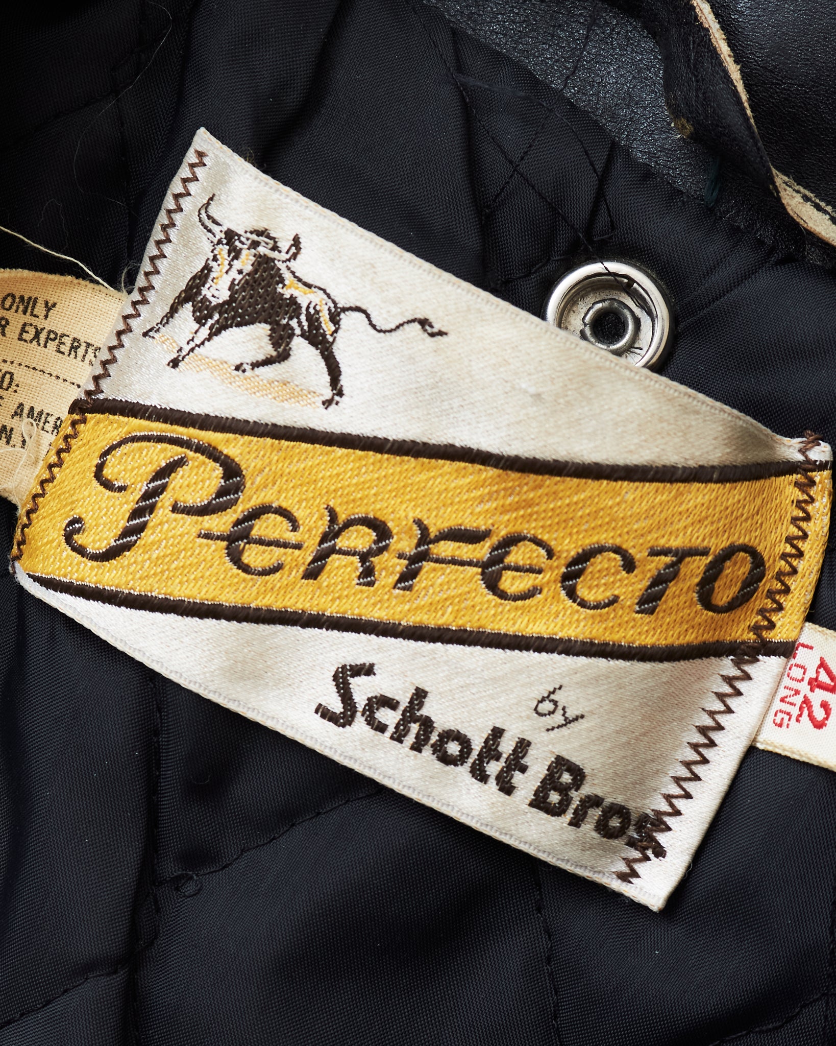 Second Hand Schott Perfecto Jacket Black Size 42 Long – Second Sunrise