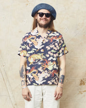 Sun Surf SS39414 Rayon Hawaiian Shirt "The Triangular Fight"