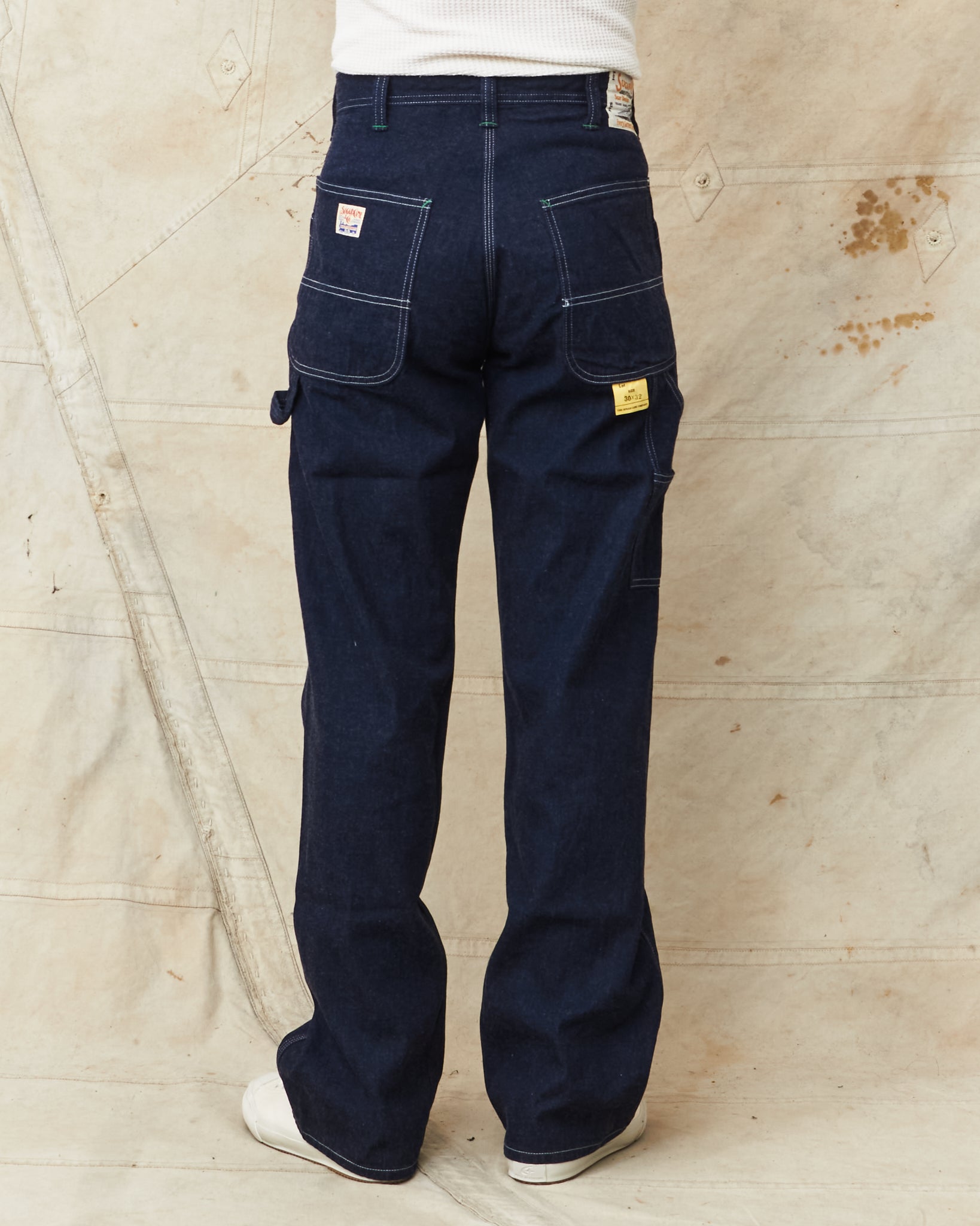 Sugar Cane & Co SC42495 11oz. Blue Denim Work Pants – Second Sunrise