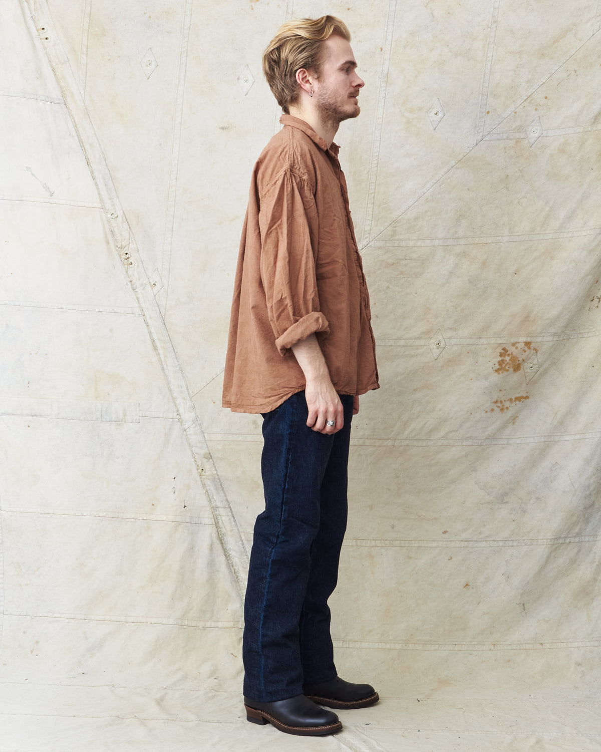 Tender 462 Tan Wattle Dyed Millwheel Shirt