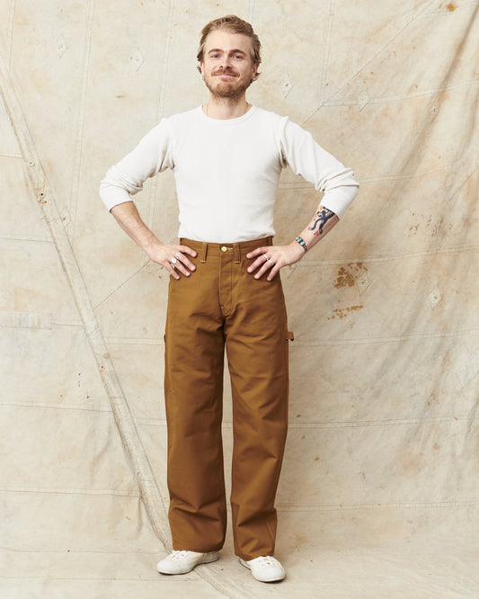 Sugar Cane & Co SC42497 13oz. Brown Duck Work Pants