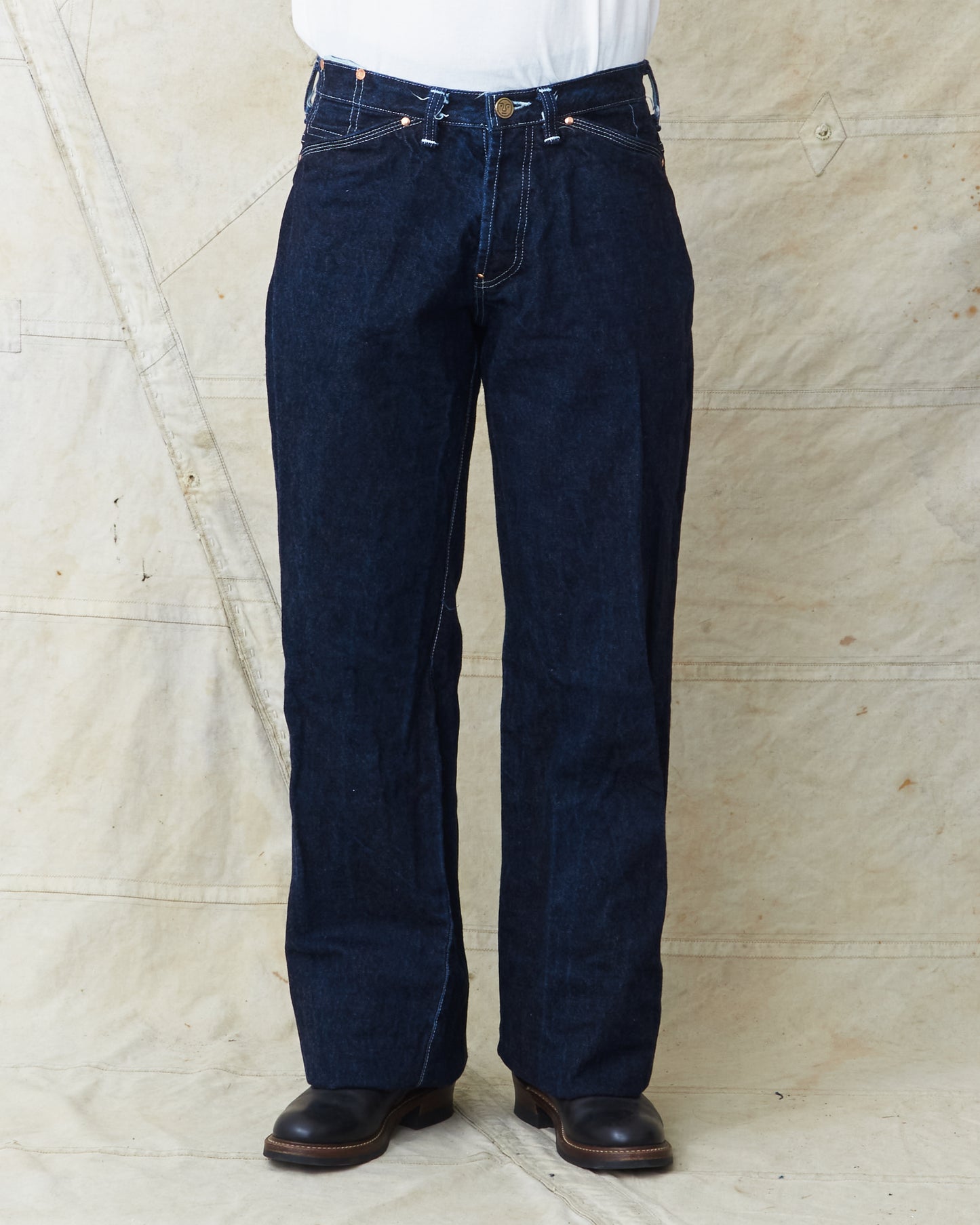 Tender Type 136 Oxford Jeans 16 oz Rinsed Selvage Denim