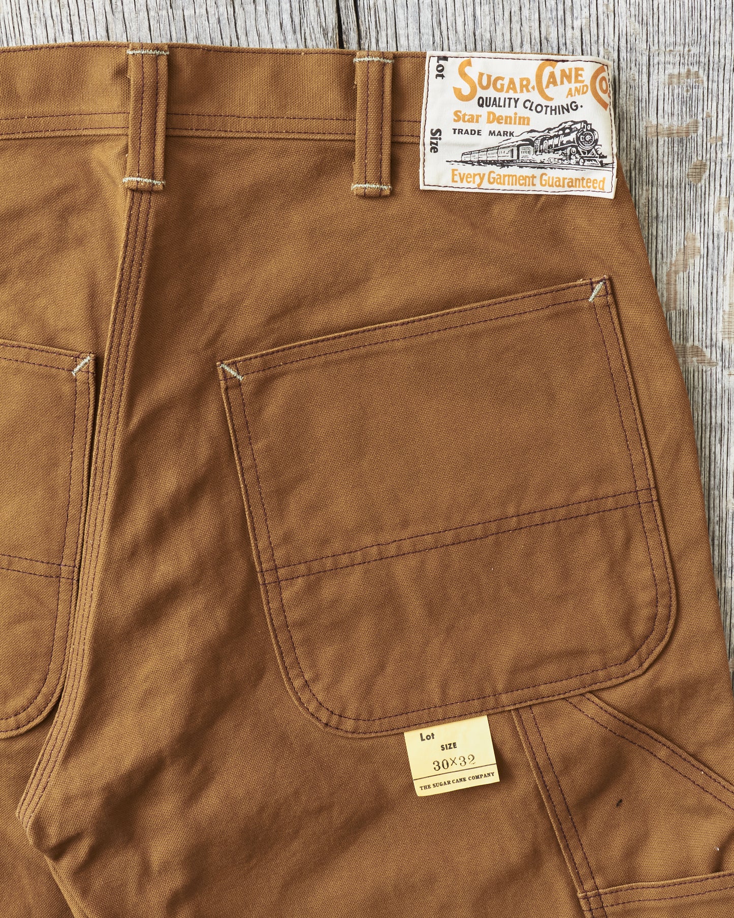 Sugar Cane & Co SC42497 13oz. Brown Duck Work Pants