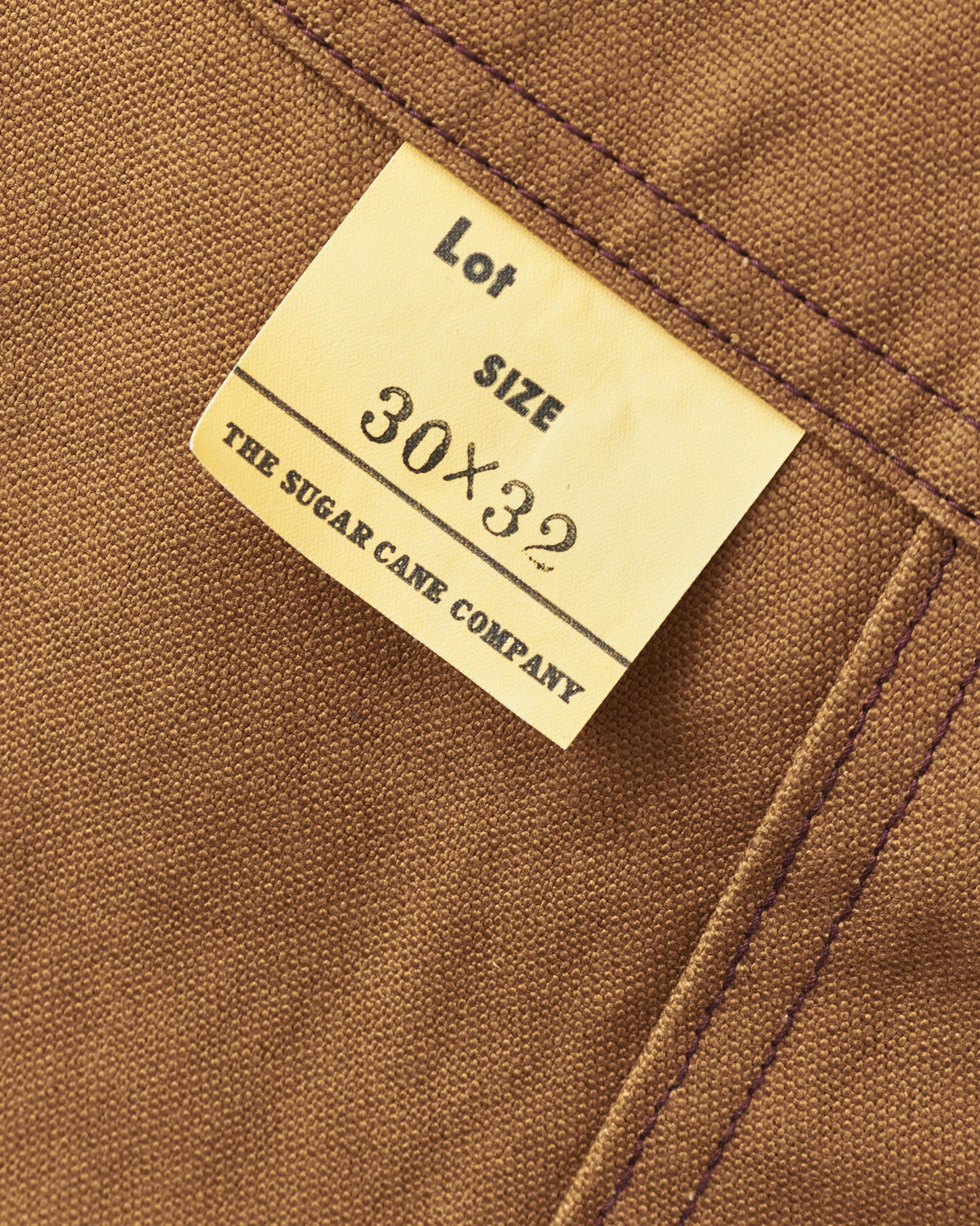 Sugar Cane & Co SC42497 13oz. Brown Duck Work Pants