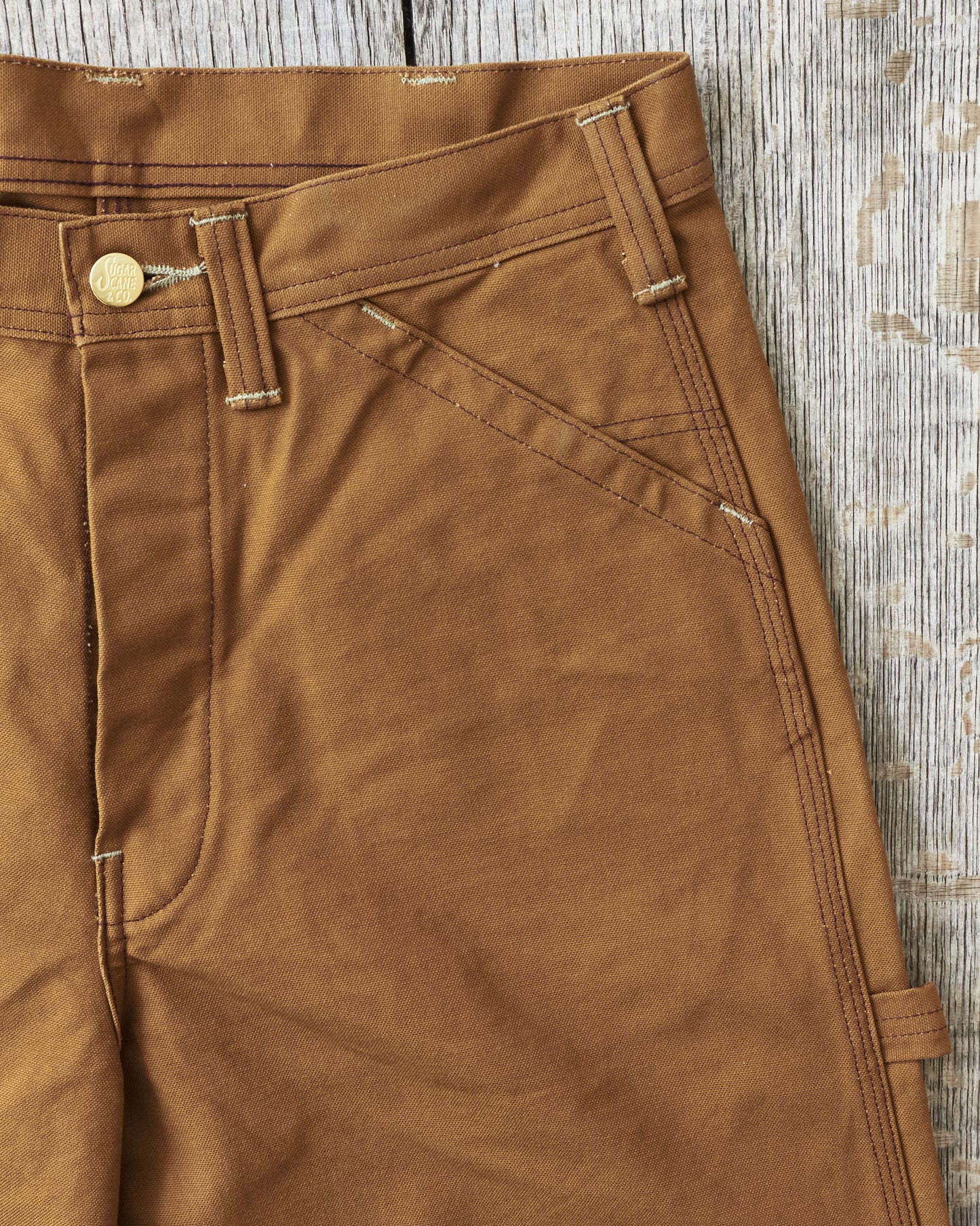 Sugar Cane & Co SC42497 13oz. Brown Duck Work Pants
