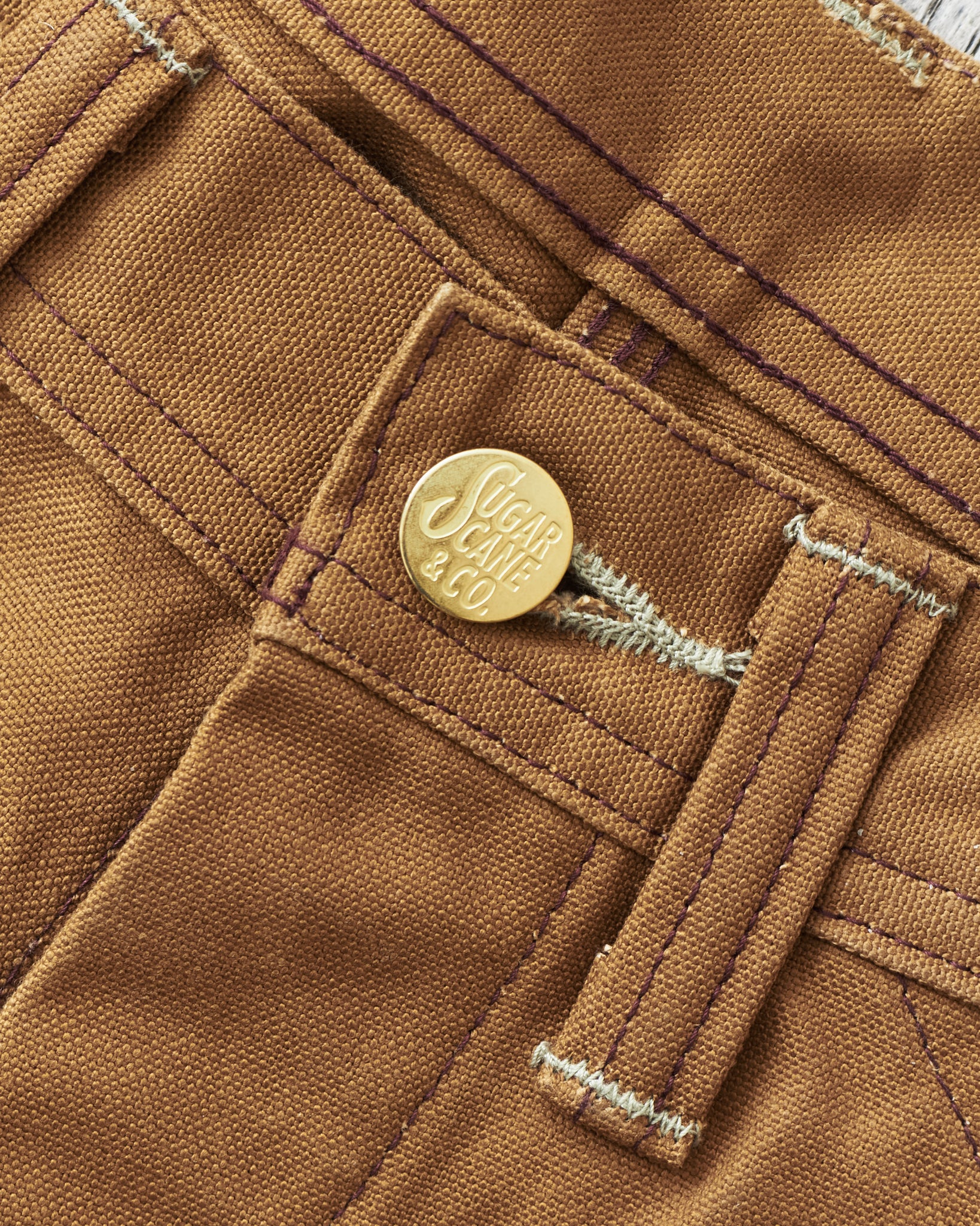 Sugar Cane & Co SC42497 13oz. Brown Duck Work Pants – Second Sunrise