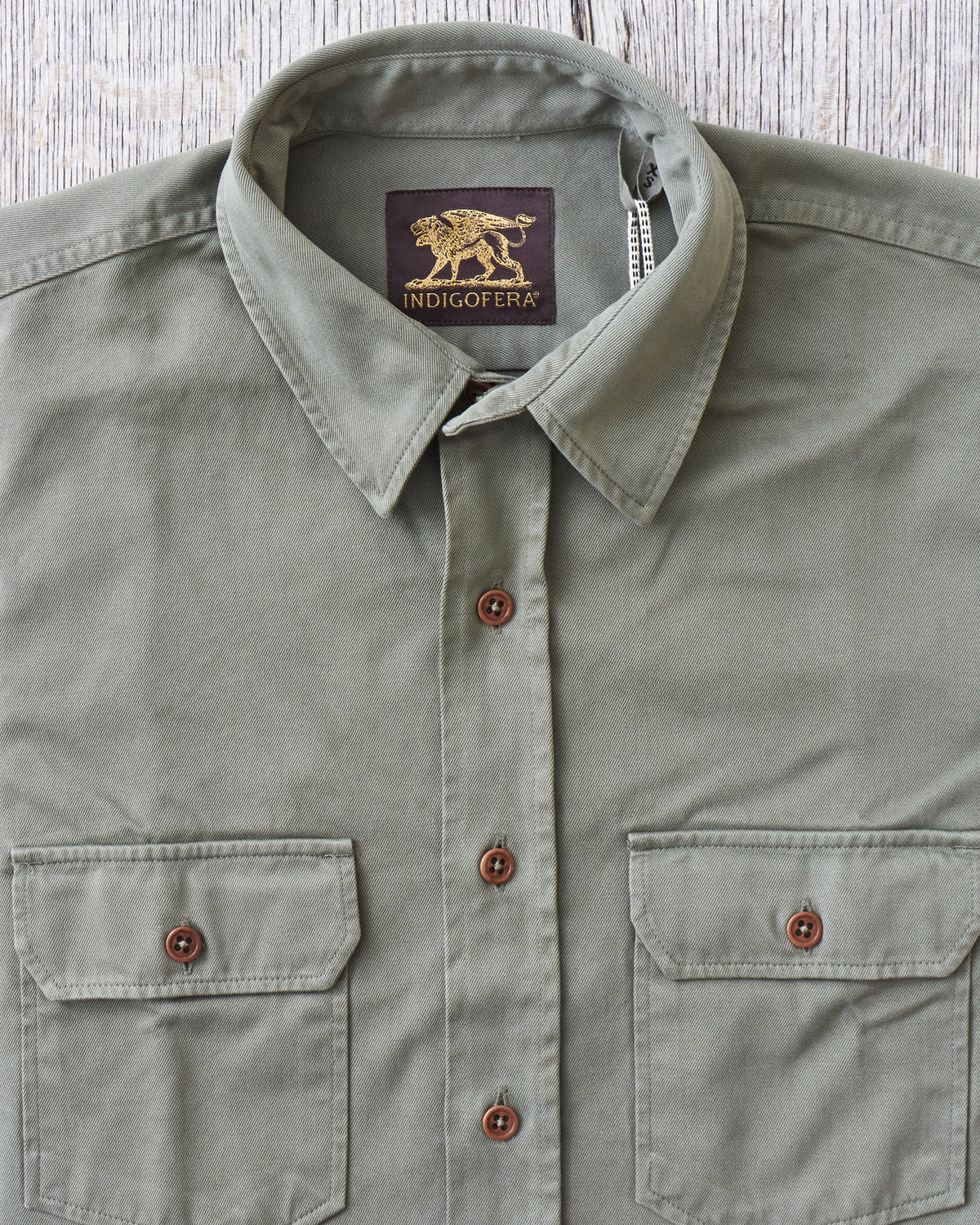 Indigofera Alamo Shirt MASH Green