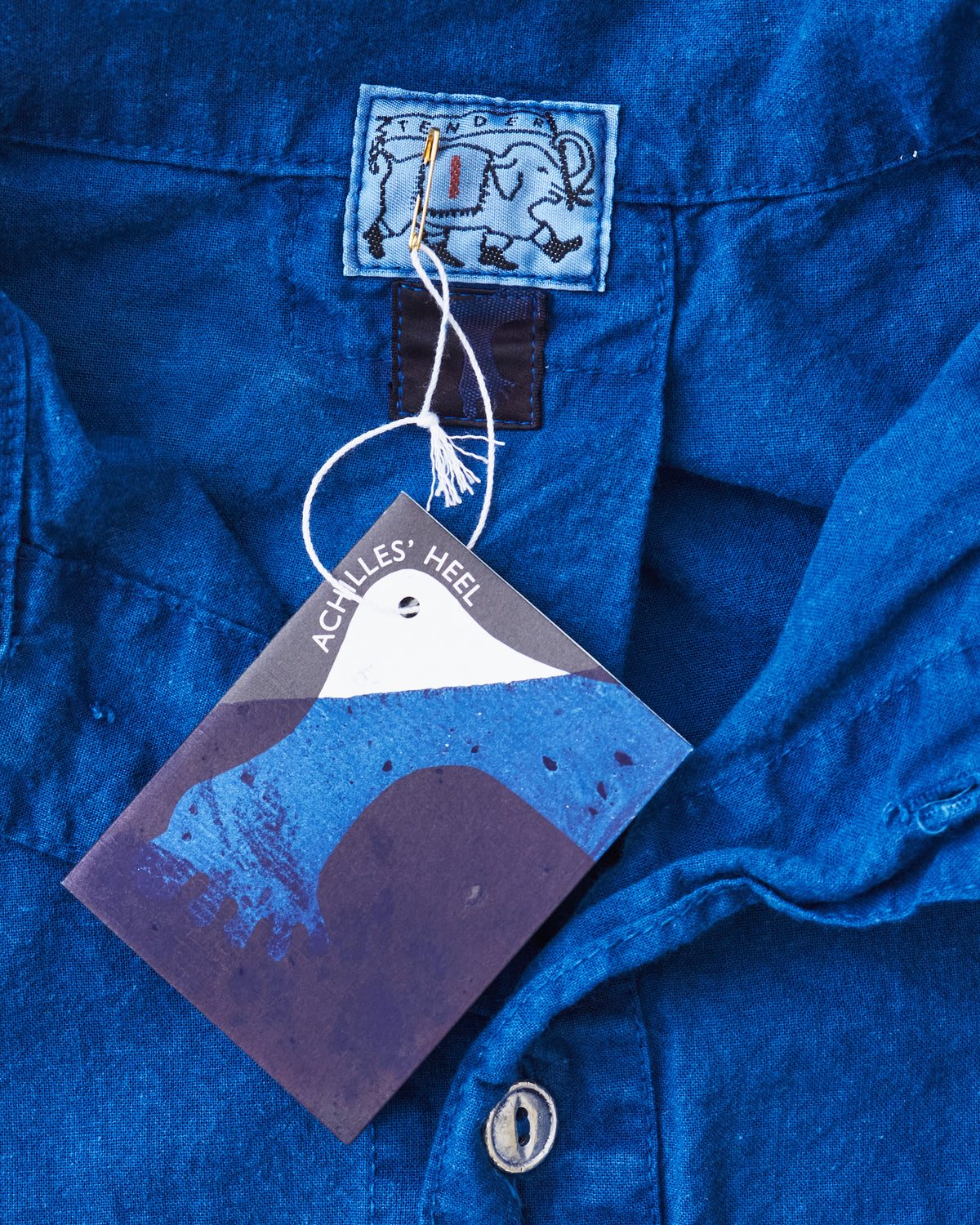 Tender 462 Achilles' Heel Indigo Dyed Millwheel Shirt
