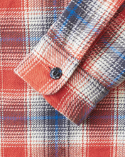 Sugar Cane & Co Fiction Romance Twill Check Work Shirt Red SC29365