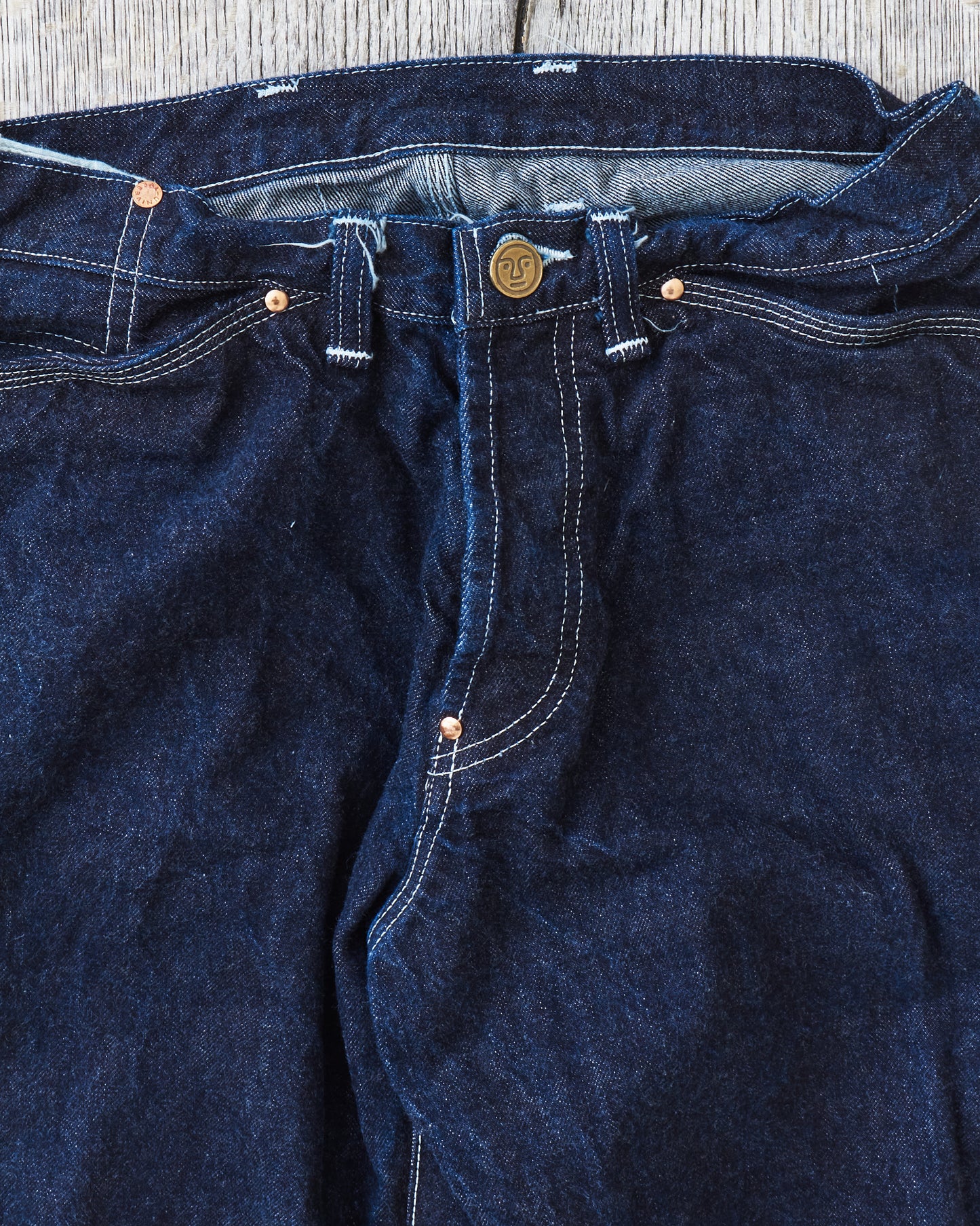 Tender Type 136 Oxford Jeans 16 oz Rinsed Selvage Denim