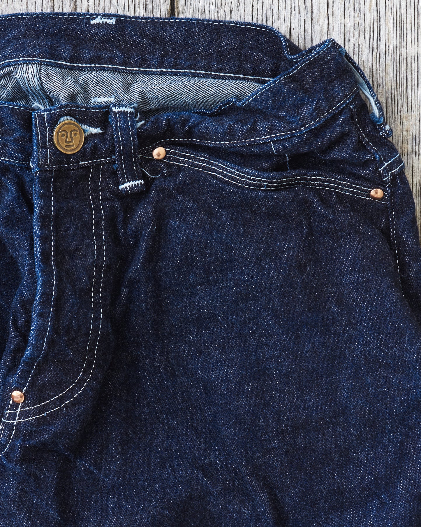 Tender Type 136 Oxford Jeans 16 oz Rinsed Selvage Denim