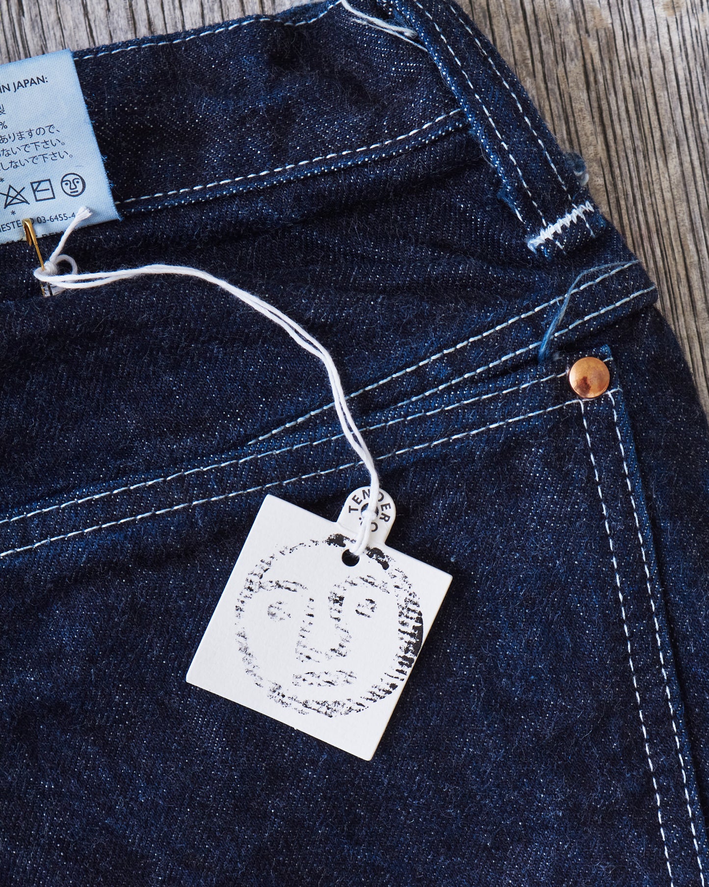 Tender Type 136 Oxford Jeans 16 oz Rinsed Selvage Denim