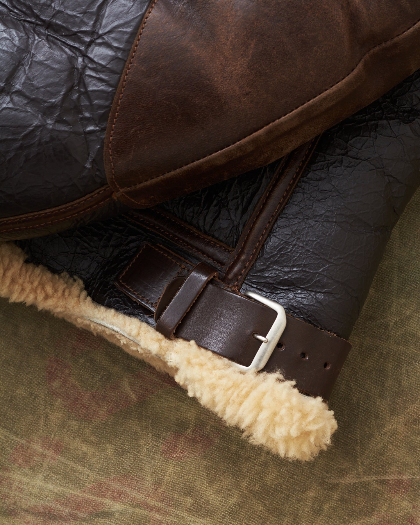 Second Hand Eastman Leather B-3 Flight Jacket Size 38