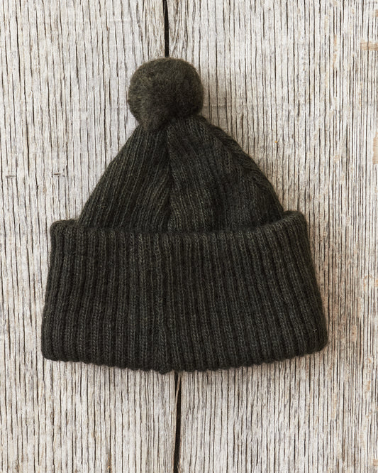 Jernvirke Mössa Dark Green With Ball