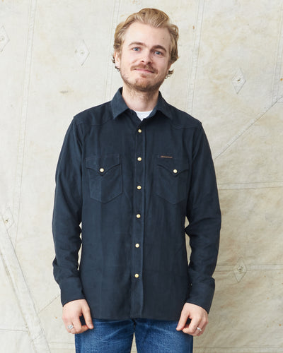 Indigofera Sideras Corduroy Shirt Petrol