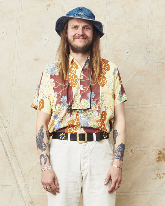 Duke Kahanamoku DK39444 Special Edition “Duke's Oriental” Rayon Hawaiian Shirt