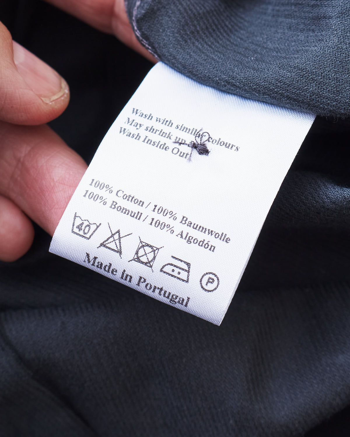 Indigofera Sideras Corduroy Shirt Petrol
