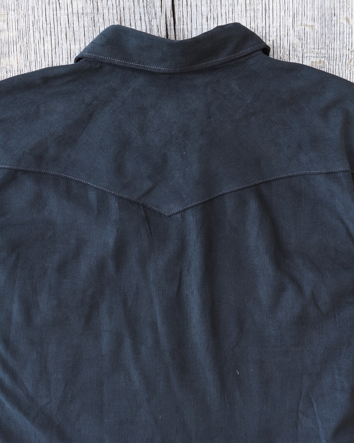 Indigofera Sideras Corduroy Shirt Petrol