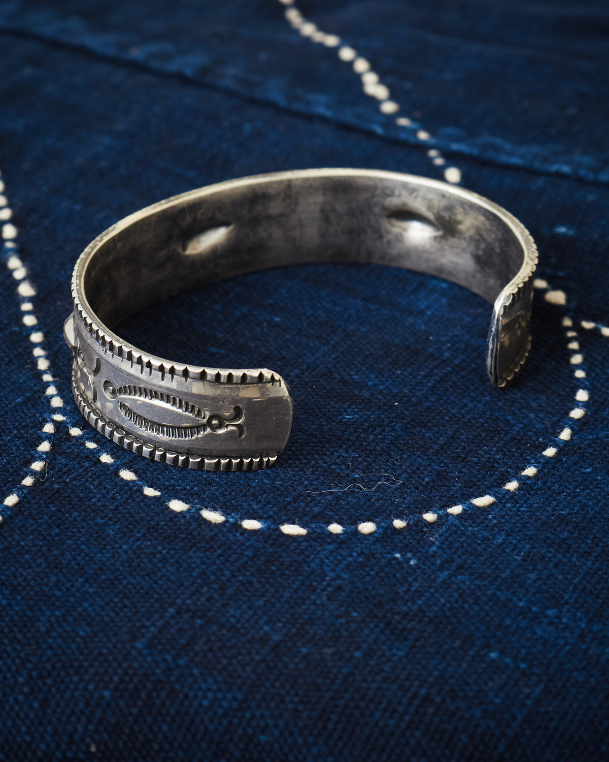 Tenable Crafts Silver Repousse Bracelet #205
