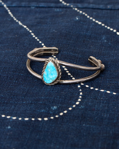 Tenable Crafts Womens Silver Turquoise Bracelet #303