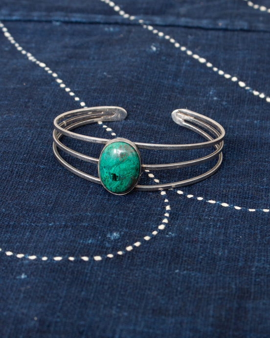 Vintage Turquoise Silver Bracelet no. 3