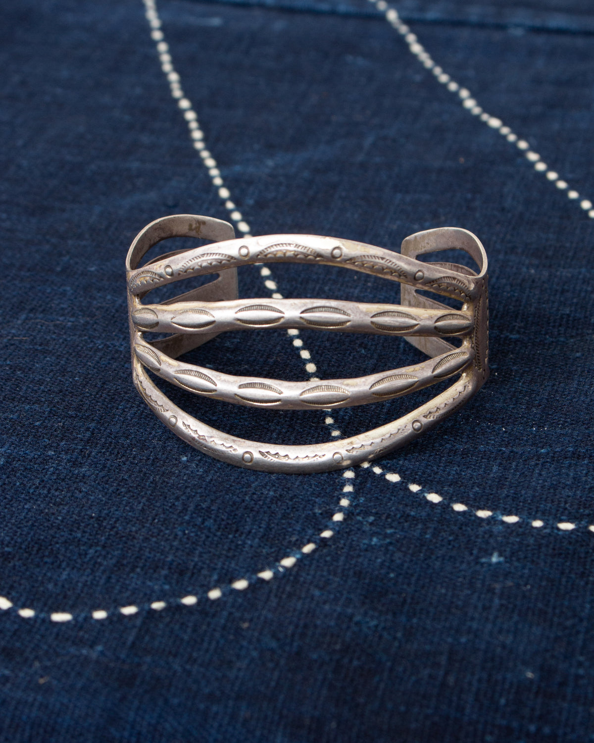 Vintage Navajo Silver Bracelet no. 4