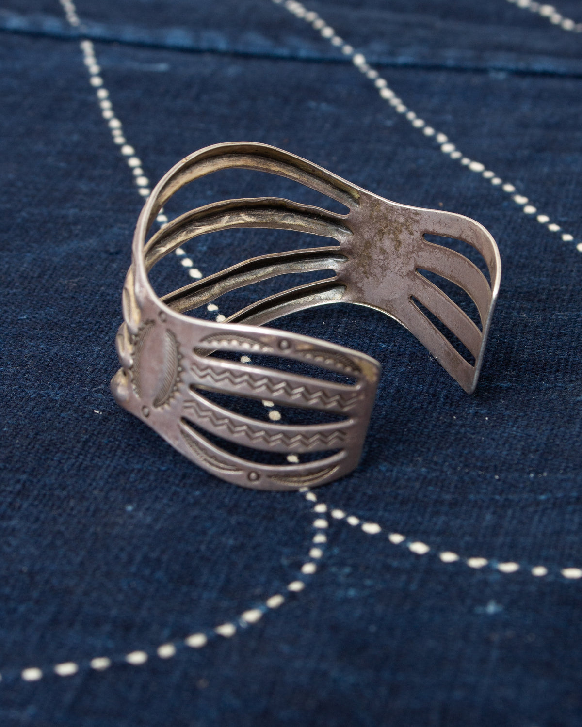 Vintage Navajo Silver Bracelet no. 4