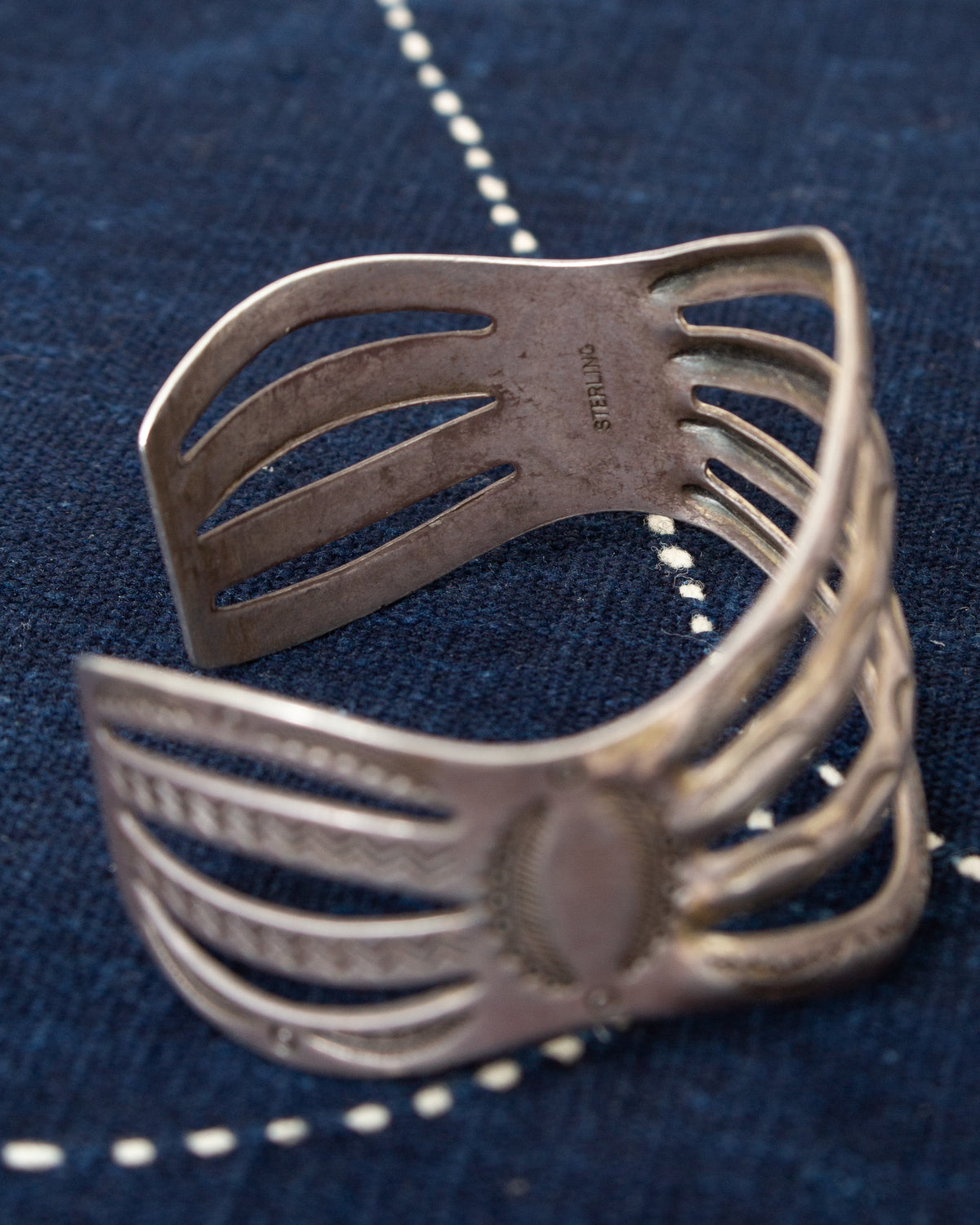 Vintage Navajo Silver Bracelet no. 4