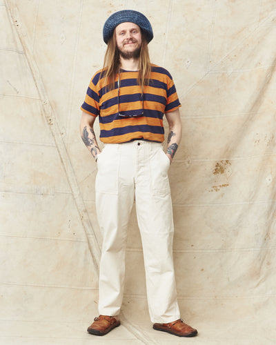 Sailor Moku Products Lot No. SM42524 10oz. White Cotton Duck Work Pants
