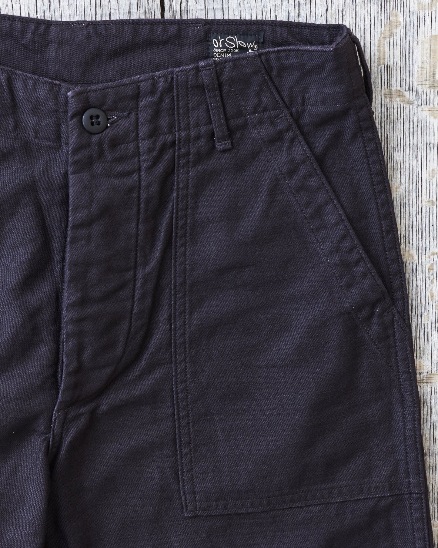 OrSlow 5002 Fatigue Pants Black