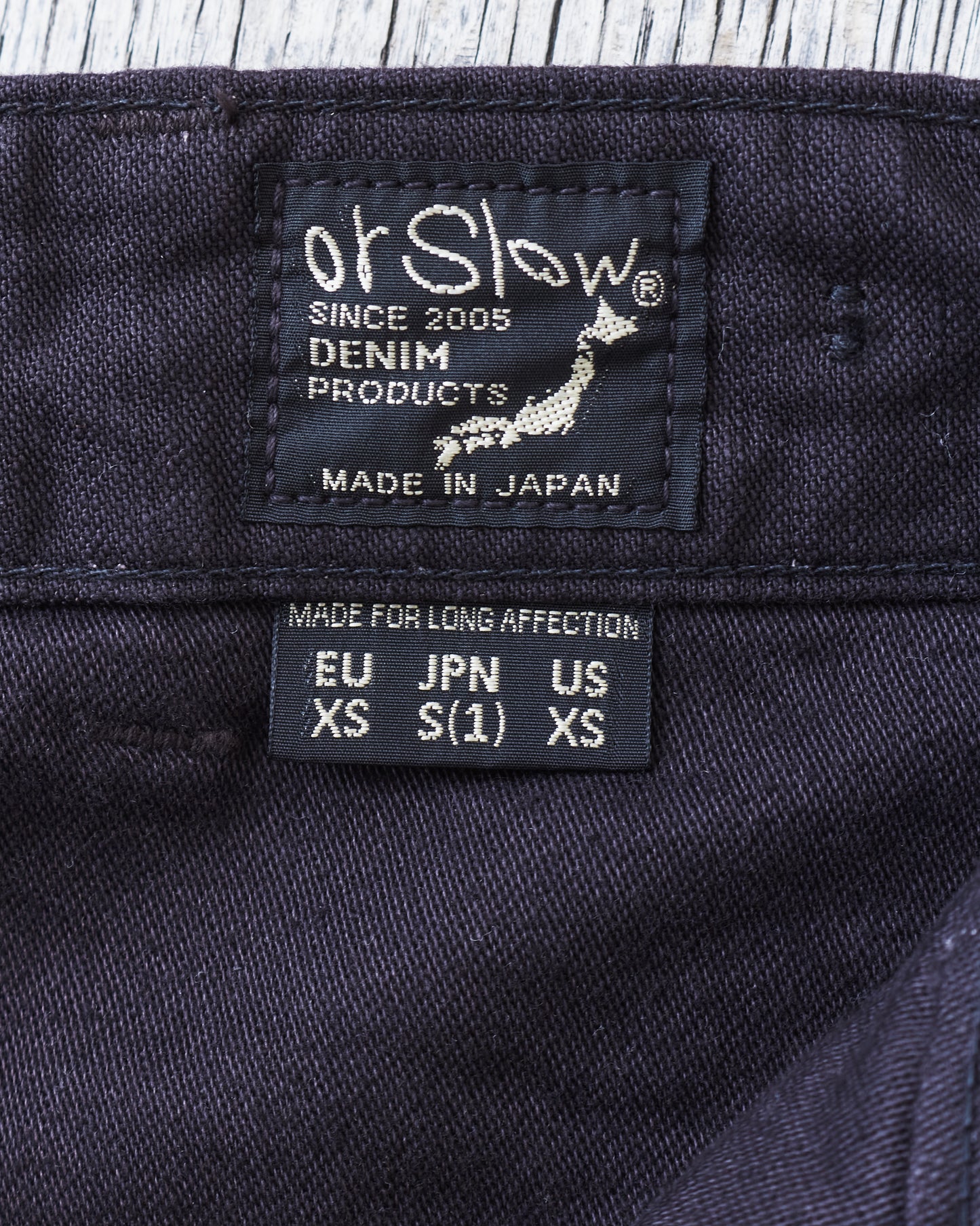 OrSlow 5002 Fatigue Pants Black