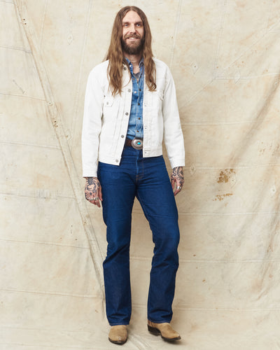 Sugar Cane & Co SC15720 1953 Type 2, 13 oz White Denim Jacket