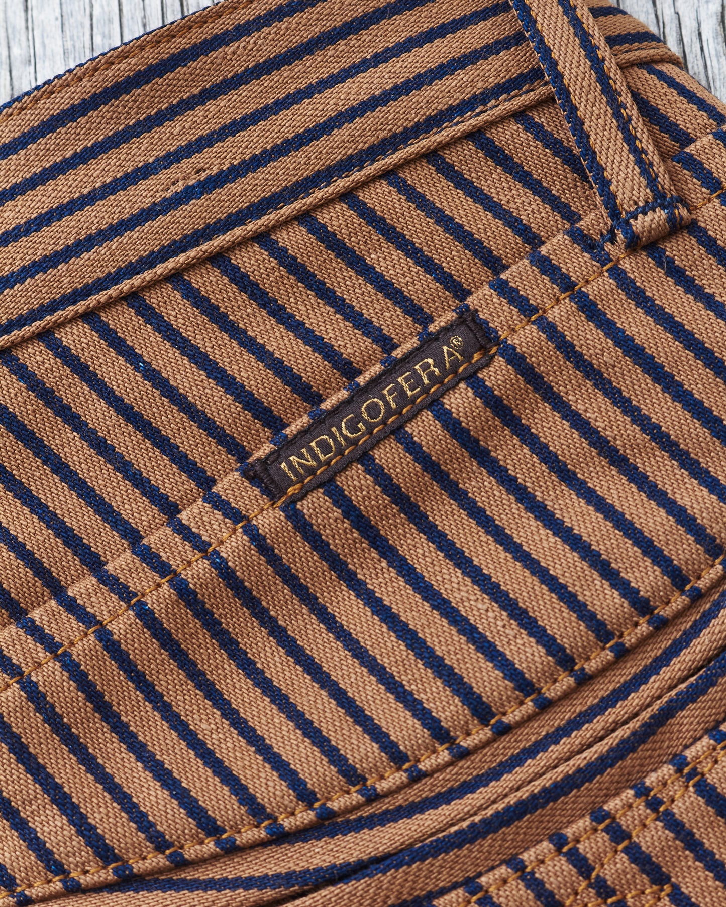 Indigofera Swearengen Pants Groot / Indigo Stripe