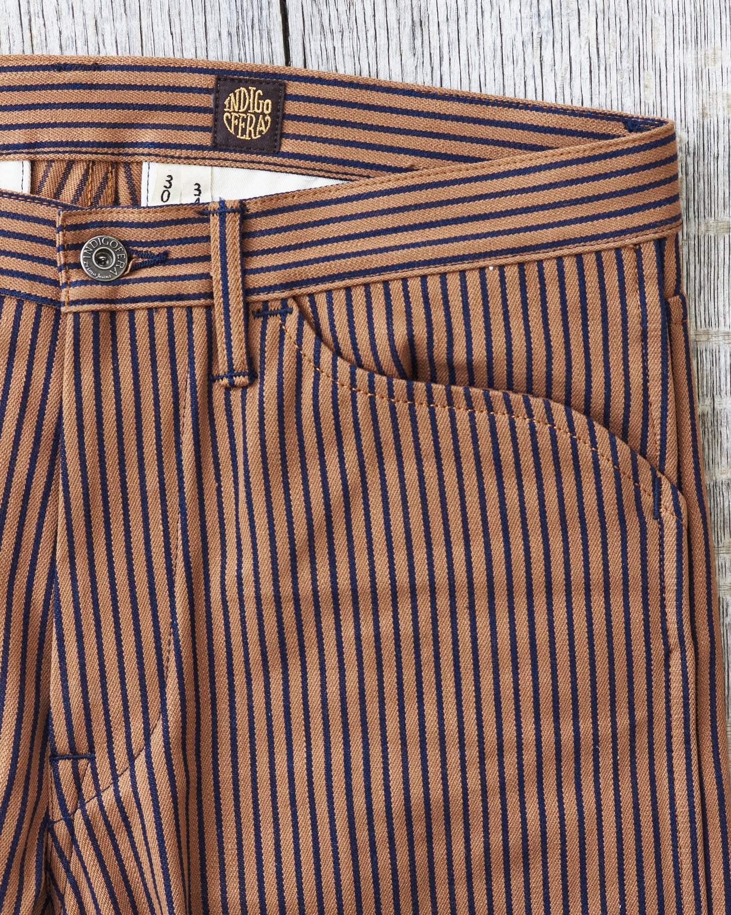 Indigofera Swearengen Pants Groot / Indigo Stripe