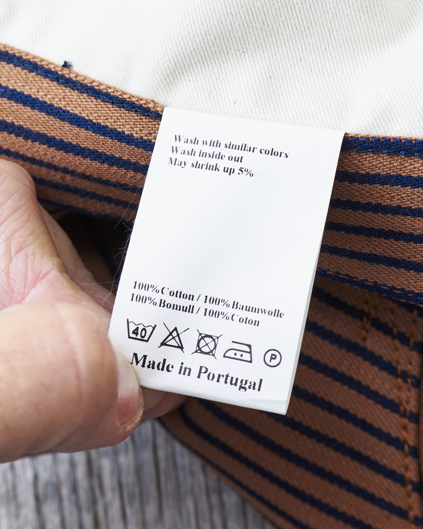 Indigofera Swearengen Pants Groot / Indigo Stripe