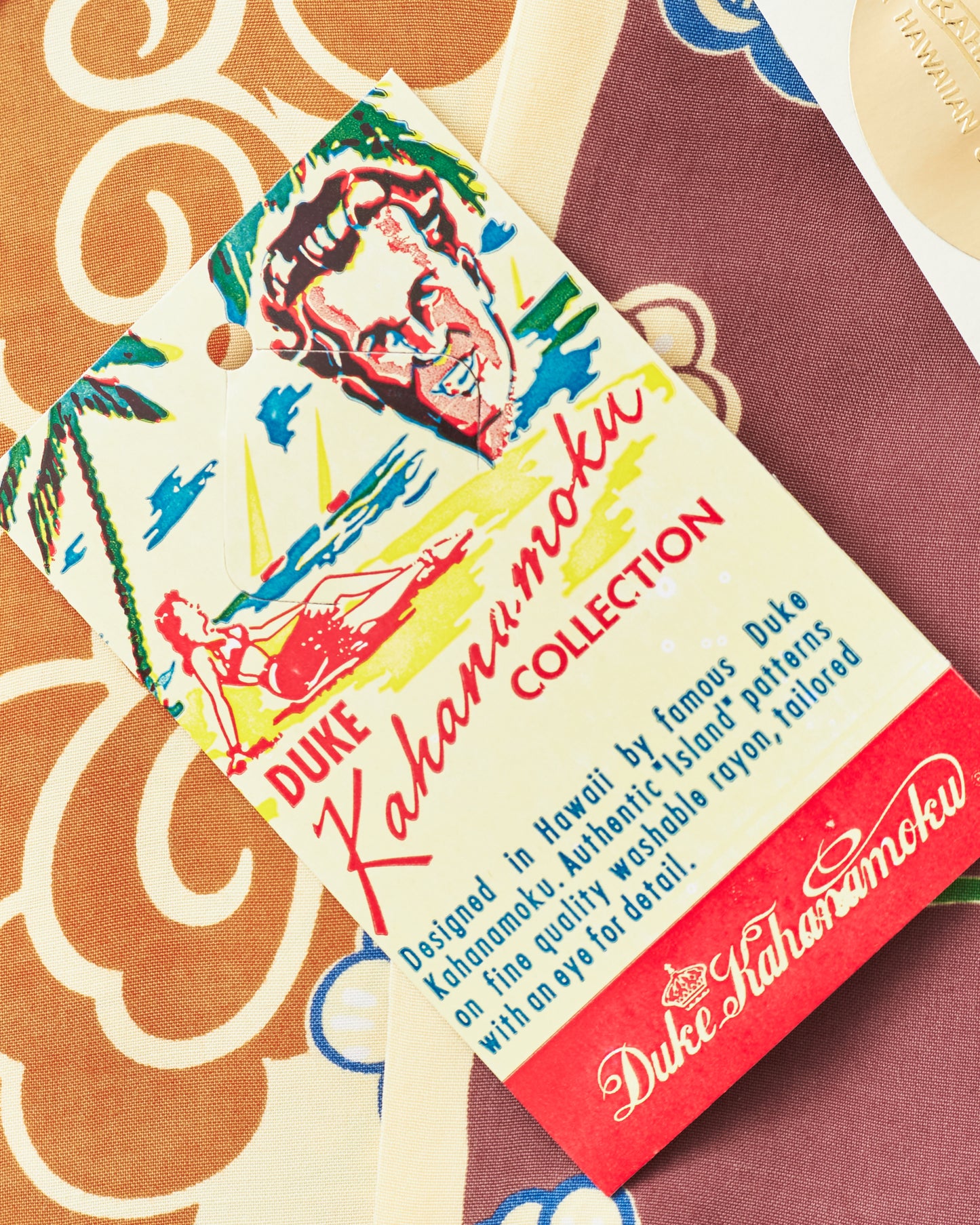 Duke Kahanamoku DK39444 Special Edition “Duke's Oriental” Rayon Hawaiian Shirt