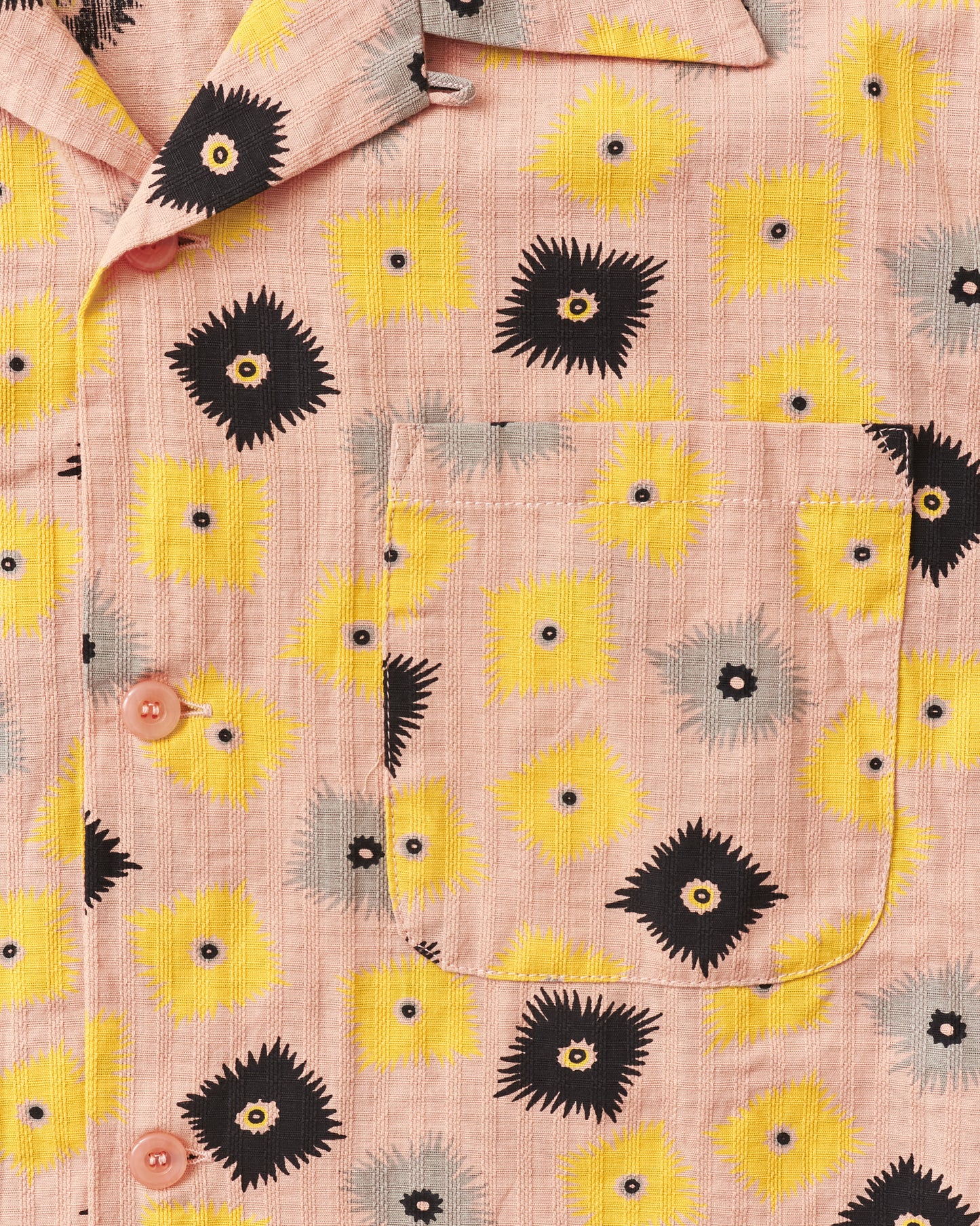 Star of Hollywood  SH39499 Dobby Cotton Open Shirt “Explosion” Pink