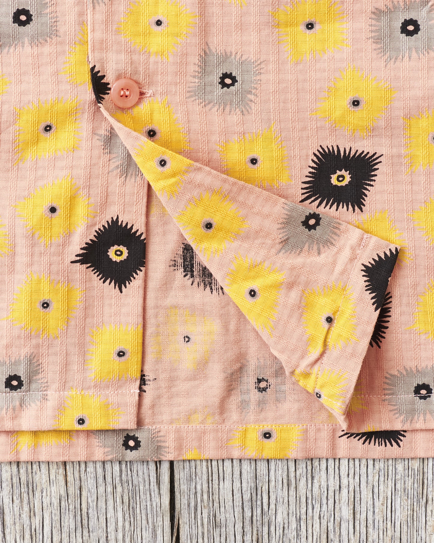 Star of Hollywood  SH39499 Dobby Cotton Open Shirt “Explosion” Pink