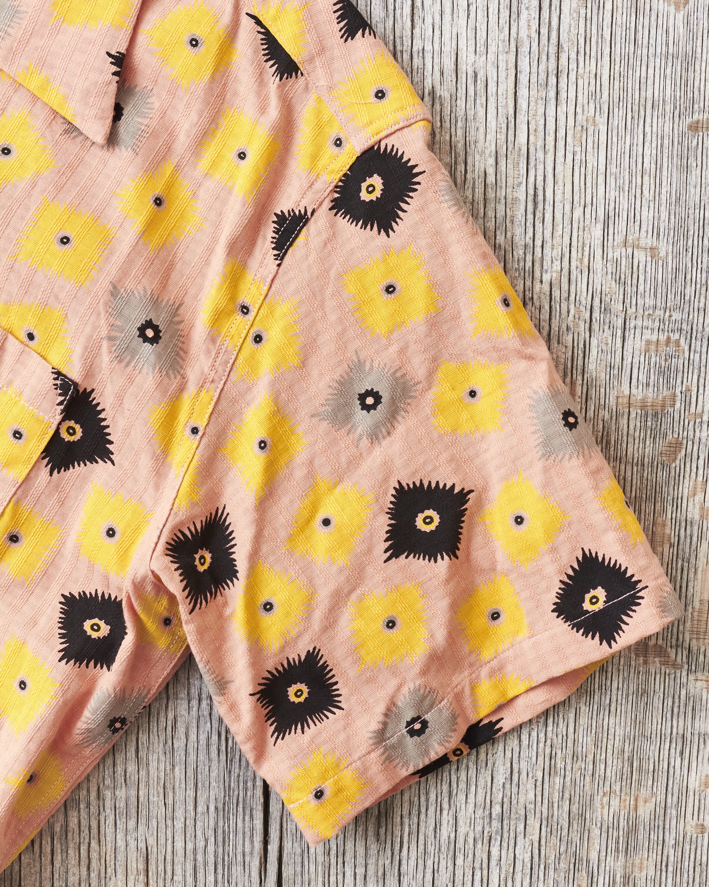 Star of Hollywood  SH39499 Dobby Cotton Open Shirt “Explosion” Pink