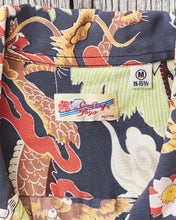 Sun Surf SS39414 Rayon Hawaiian Shirt "The Triangular Fight"