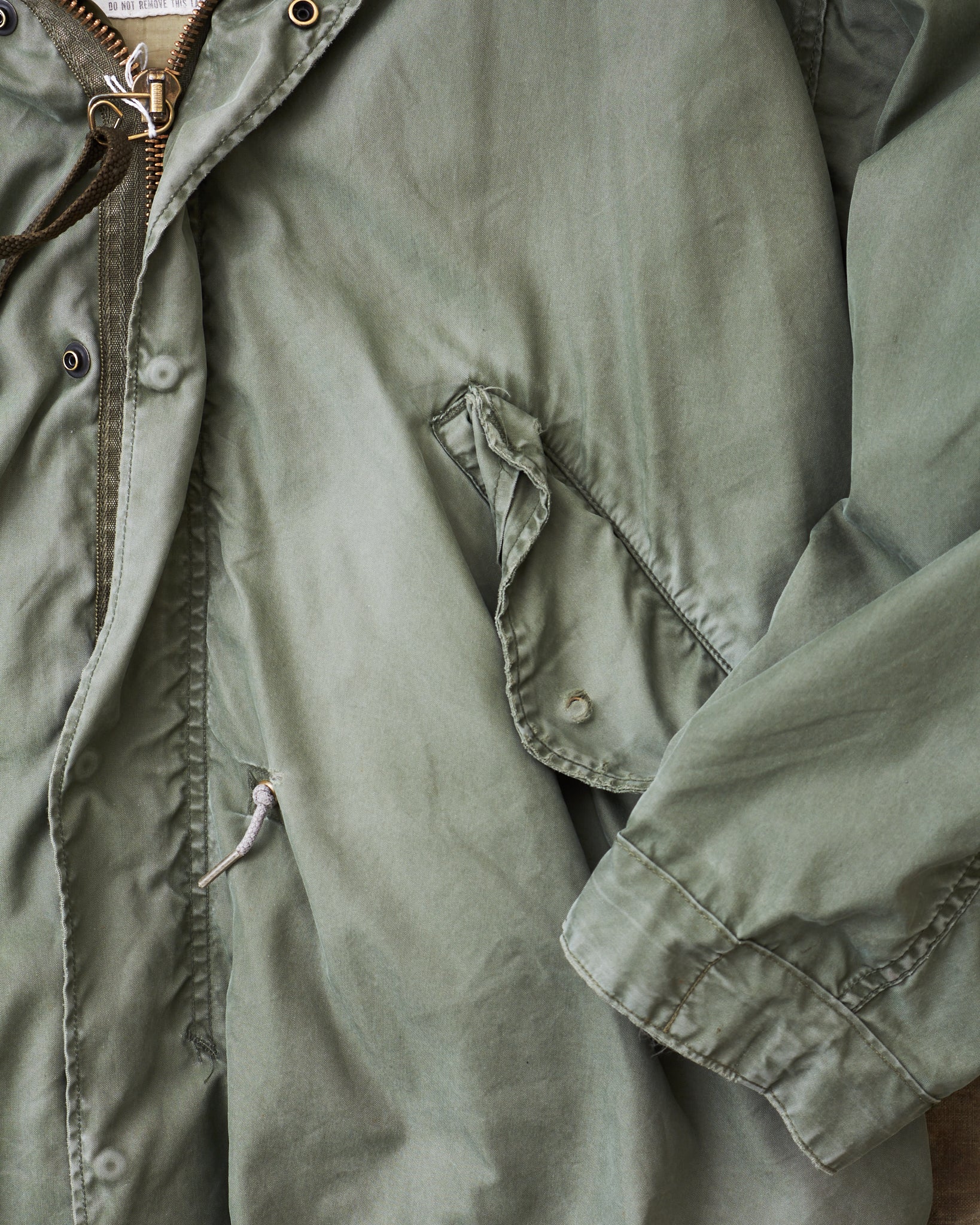 Vintage Original M-65 Fish Tail Parka With Liner Size S