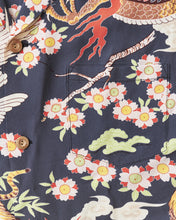 Sun Surf SS39414 Rayon Hawaiian Shirt "The Triangular Fight"