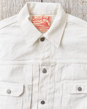Sugar Cane & Co SC15720 1953 Type 2, 13 oz White Denim Jacket