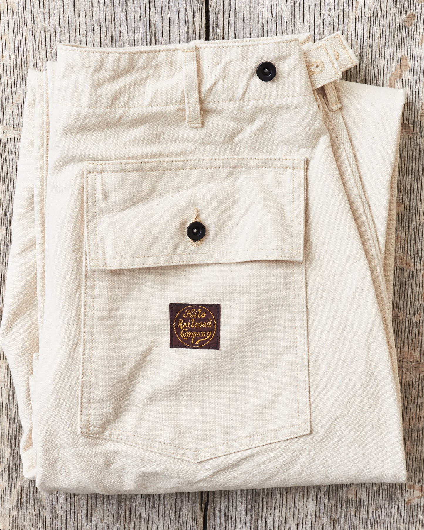 Sailor Moku Products Lot No. SM42524 10oz. White Cotton Duck Work Pants